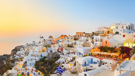 Greece oia cities cityscapes wallpaper