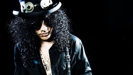 Guitars slash hats musicians wallpaper