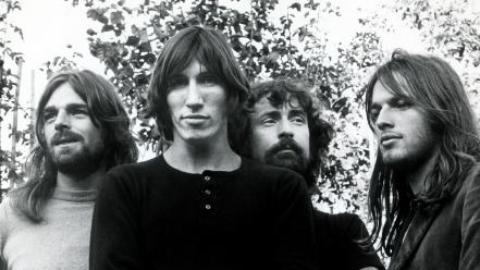 Music pink floyd men grayscale monochrome bands musicians wallpaper