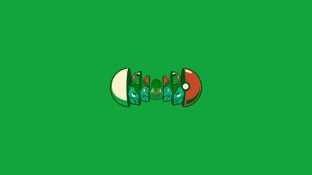 Pokemon video games bulbasaur venusaur ivysaur pokeball wallpaper