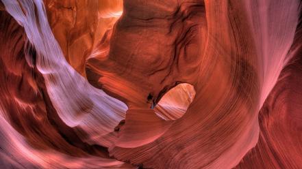 Antelope canyon arizona usa nature rock formations wallpaper