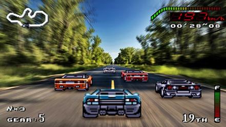 Cars retro games racing 16 bit wallpaper