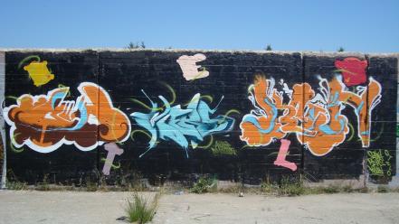 Colors digital art graffiti wall wallpaper