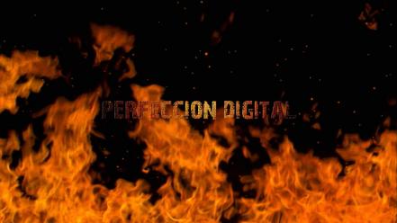 Fire logos dancing perfeccion digital wallpaper