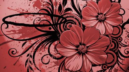 Flowers vector wallpaper