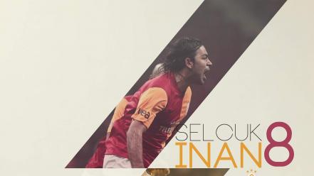 Galatasaray selcuk inan soccer white background wallpaper