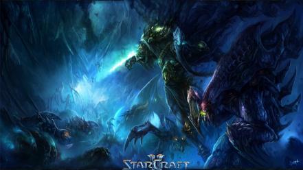 Hydralisk starcraft ii zeratul zerg artwork wallpaper