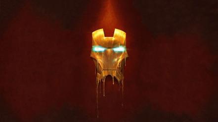 Iron man mask background wallpaper