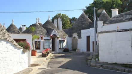 Italia italy alberobello puglia cities landscapes wallpaper