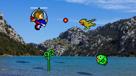 Retro games alex kidd 16 bit wallpaper