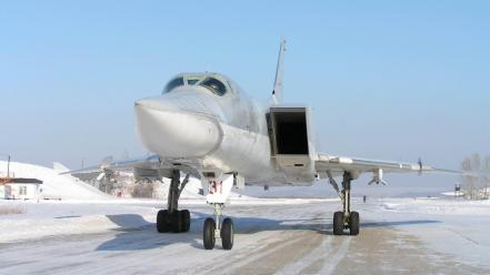 Winter jet aircraft tu-22m3 wallpaper