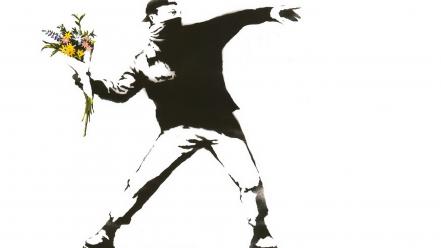 Banksy art wallpaper