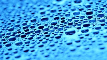 Blue water bubbles wallpaper