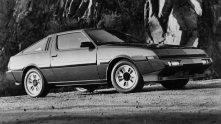 Cars mitsubishi monochrome 1985 classic jdm starion wallpaper