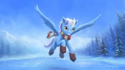 Little pony ponies pony: friendship is magic wallpaper