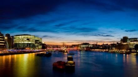 London twilight sunset wallpaper