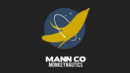 Outer space bananas team fortress 2 monkeys wallpaper