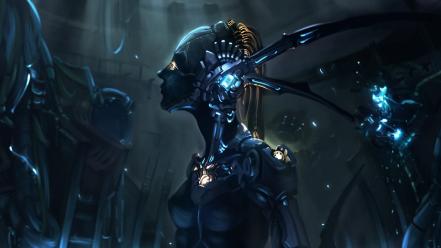 Robot fantasy art artwork fan fantastic wallpaper