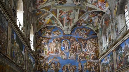 Rome italy chapel museum cathedral religious sistine wallpaper