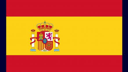 Spain flags nations wallpaper