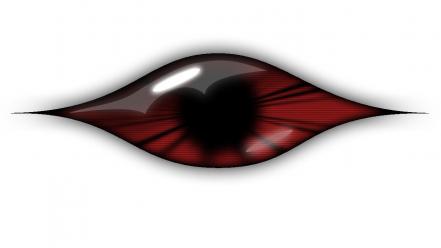 Abstract eye red wallpaper