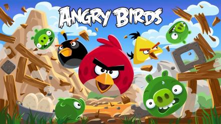 Angry birds halloween1 wallpaper