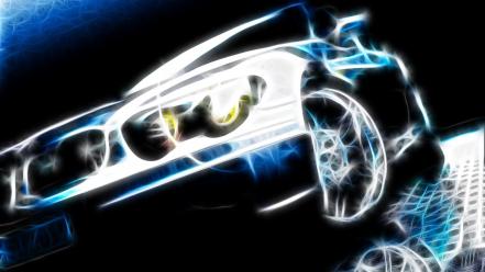 Cars digital art fractal wallpaper