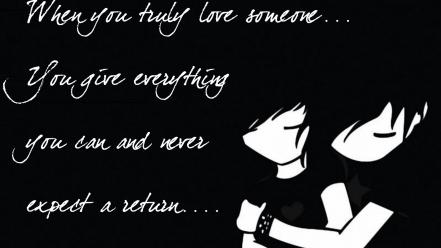 Emo love quotes wallpaper