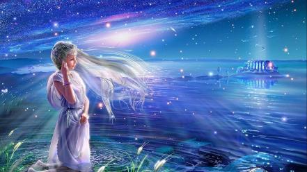 Fantasy art goddess andromeda kagaya yutaka mythology greek wallpaper