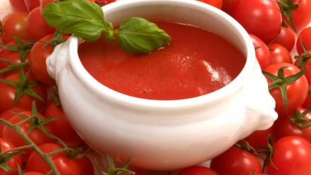 Food tomatoes tomato soup wallpaper