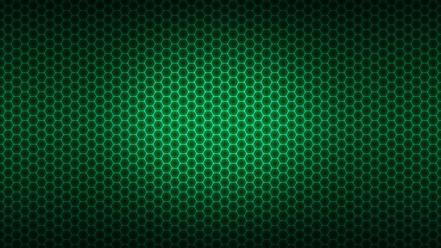 Green honeycomb background wallpaper