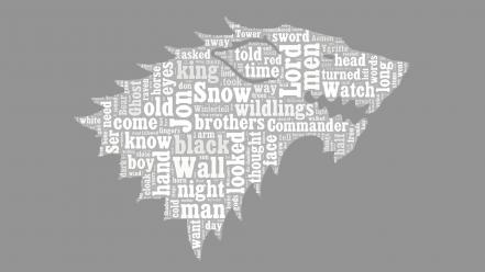 Jon snow house stark wolves wildlings word wallpaper