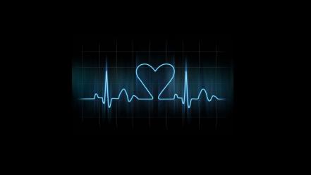 Love heart wave wallpaper