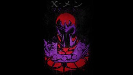 Magneto marvel comics x-men black background wallpaper