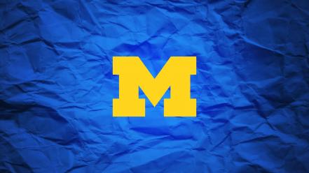 Michigan football logo wallpaper