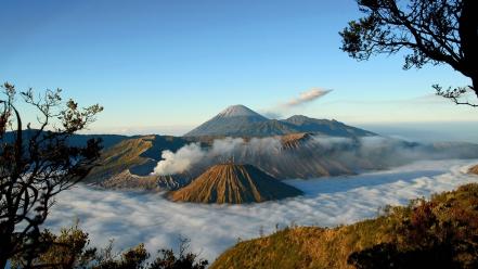 Mountains landscapes nature mount bromo wallpaper