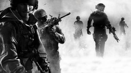 Soldiers guns call of duty: modern warfare 3 wallpaper