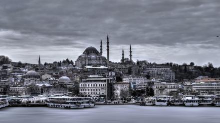 Turkey istanbul hdr photography mosque wallpaper