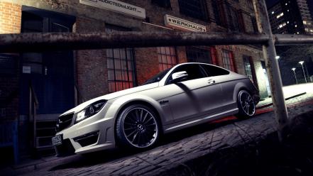 Cars vehicles mercedes-benz mercedes benz c63 amg automobile wallpaper