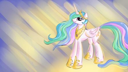 Celestia cutie mark pony: friendship is equestria wallpaper
