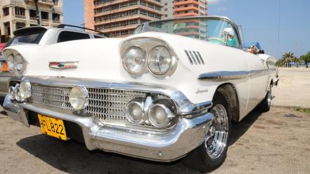 Chevrolet vintage cars white wallpaper