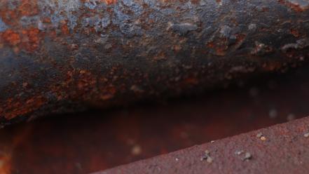 Close-up orange metal gray rust macro spider webs wallpaper