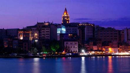 Galata tower istanbul turkey cities wallpaper