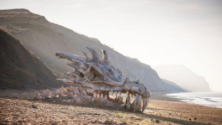 Game of thrones beaches dragons wallpaper