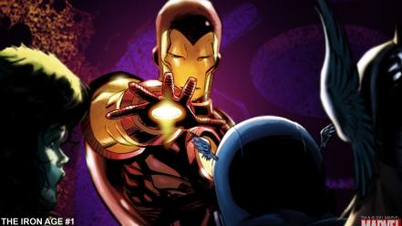 Iron man marvel comics widescreen wallpaper