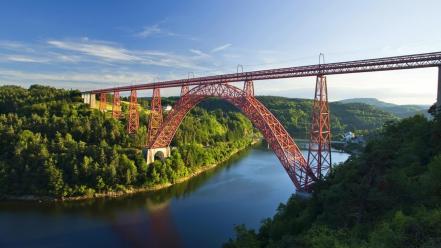 Landscapes forests france rivers viaduct bing wallpaper