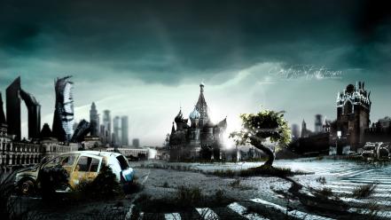 Legend moscow photo manipulation wallpaper