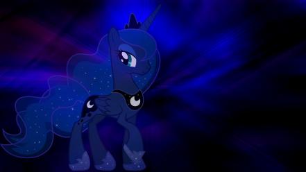 Luna cutie mark pony: friendship is equestria wallpaper