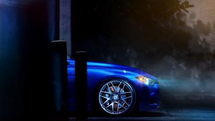 Night cars rims bmw 3 series headlights wallpaper