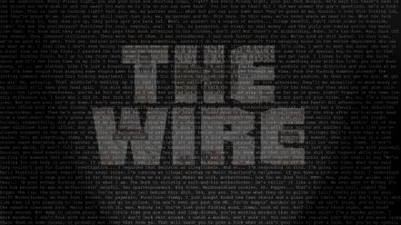 Quotes typography tv series the wire hbo wallpaper